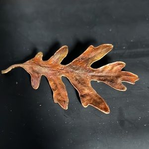 Beautifully Crafted Fall Leaf Brooch